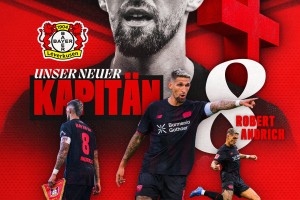 官方：安德里希成为勒沃库森新任队长